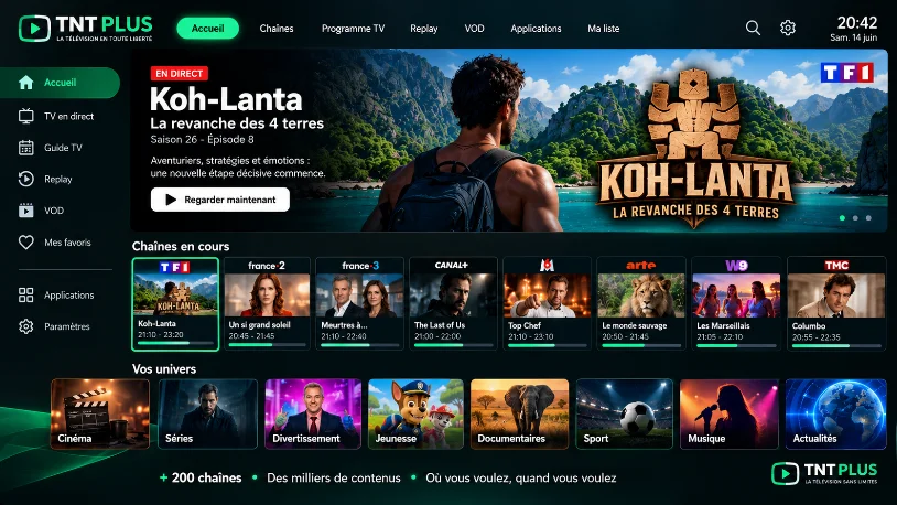 Interface TV / Stick TNT Plus