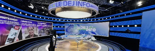 Plateau de journal télévisé